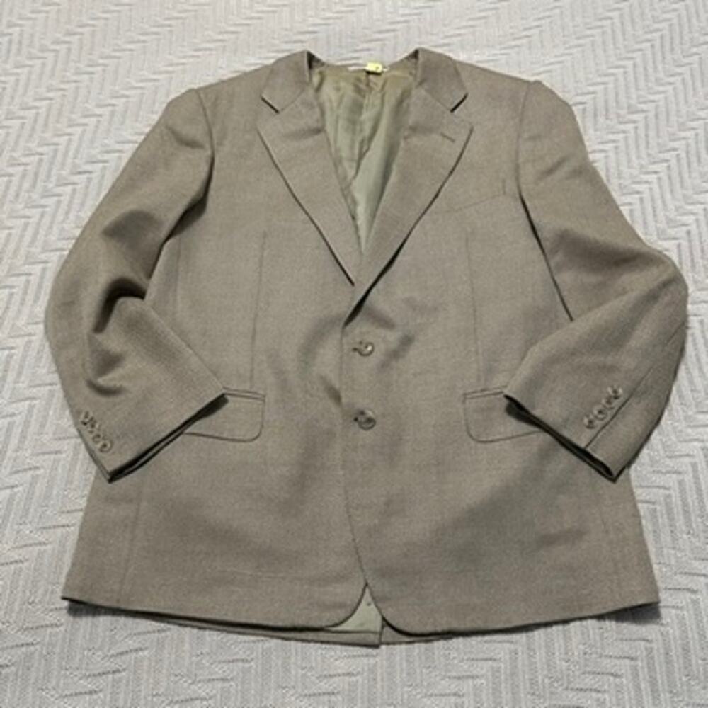 Dunhill tan two button blazer size 46R